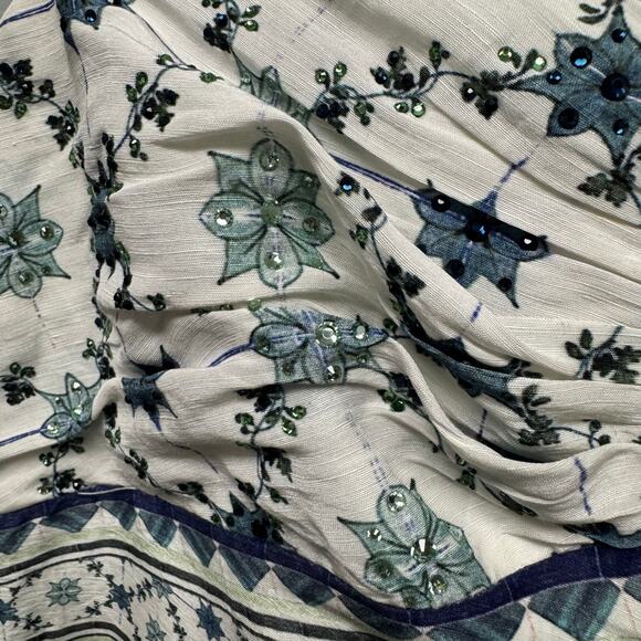 Camilla Jardim Party Silk Linen Blend Maxi Dress - Picture 7 of 13